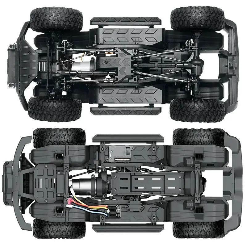  RC JMRC HB-R1001 1/10 Scale 4WD Remote Control Electric Climbing Truck - Professional RC Crawler with 2.4GHz Technology -  ToylandEU™