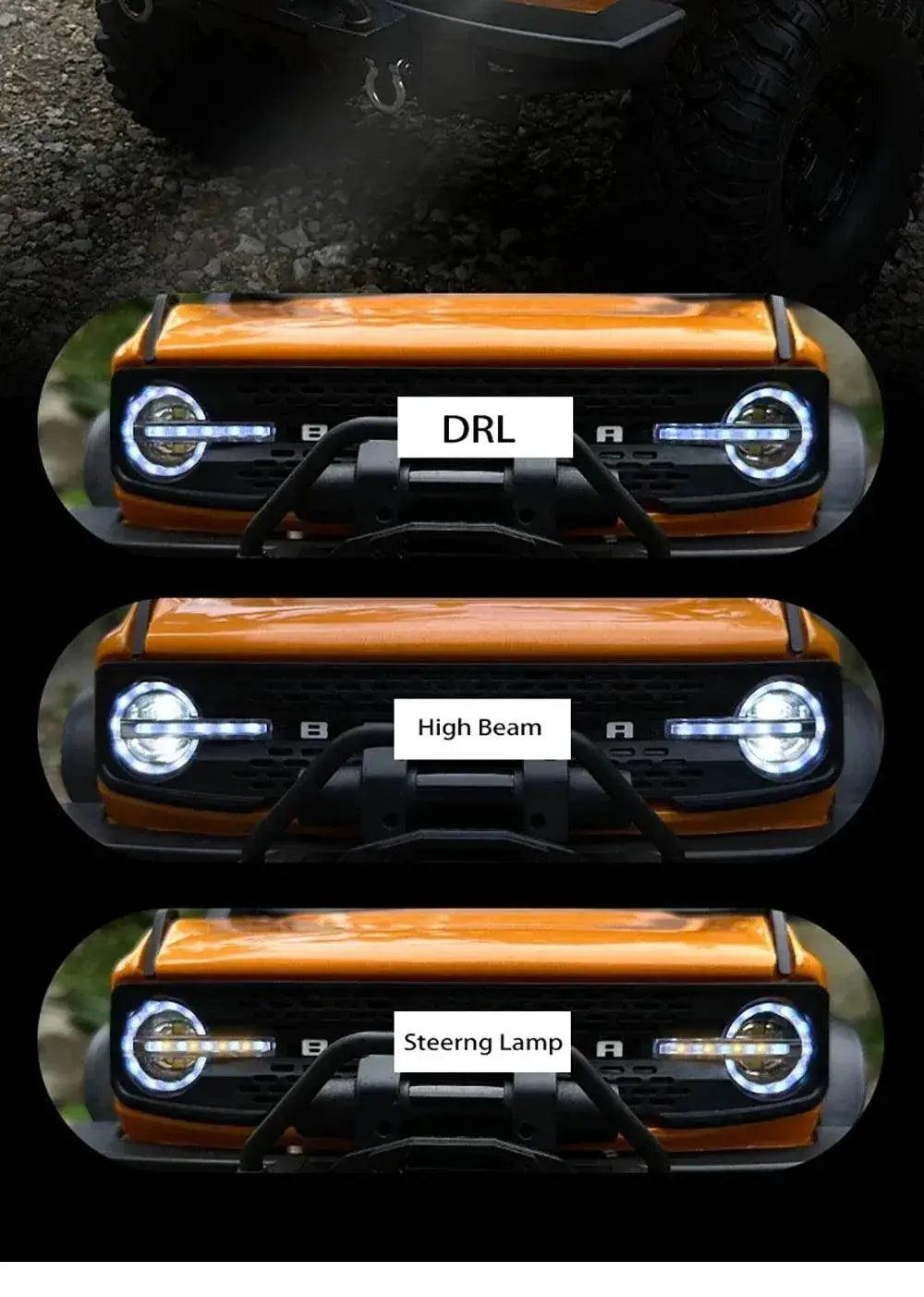  RC JMRC HB-R1001 1/10 Scale 4WD Remote Control Electric Climbing Truck - Professional RC Crawler with 2.4GHz Technology -  ToylandEU™
