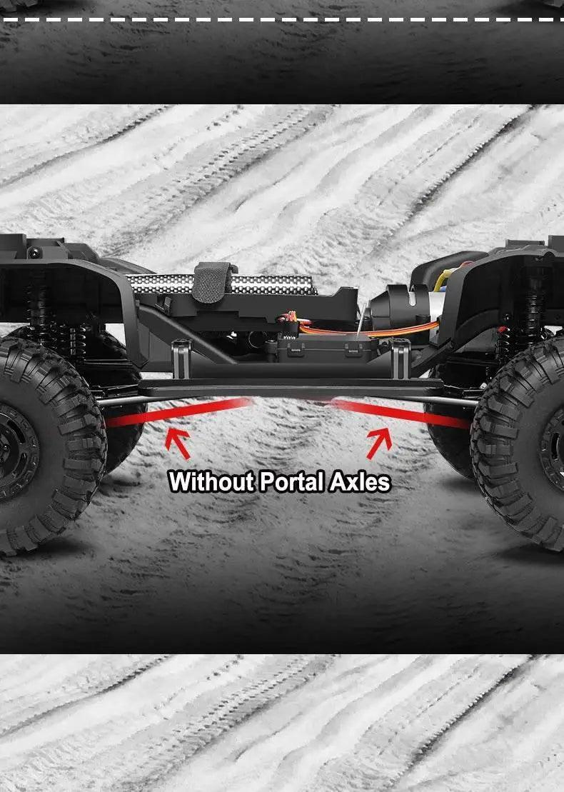  RC JMRC HB-R1001 1/10 Scale 4WD Remote Control Electric Climbing Truck - Professional RC Crawler with 2.4GHz Technology -  ToylandEU™