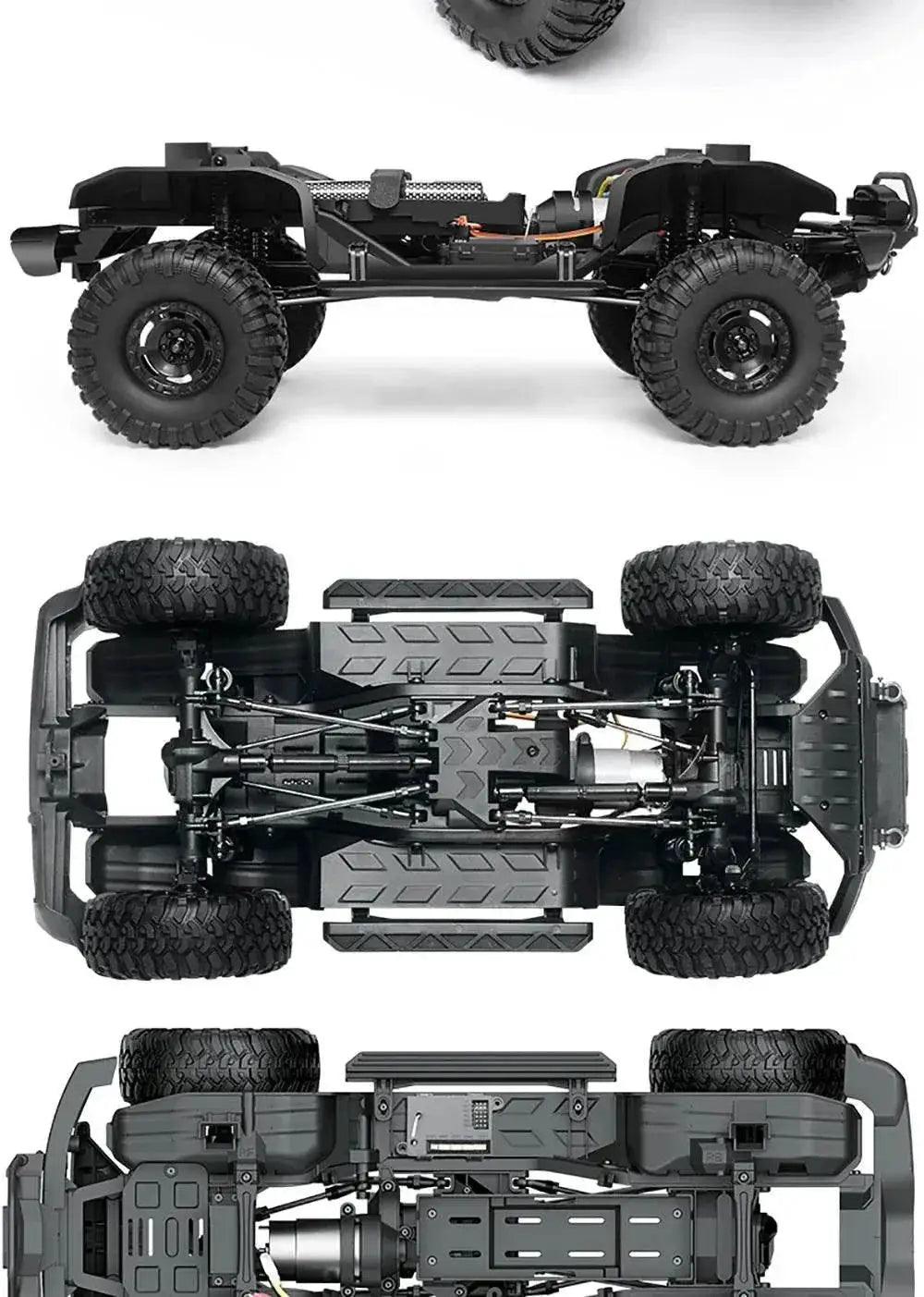  RC JMRC HB-R1001 1/10 Scale 4WD Remote Control Electric Climbing Truck - Professional RC Crawler with 2.4GHz Technology -  ToylandEU™