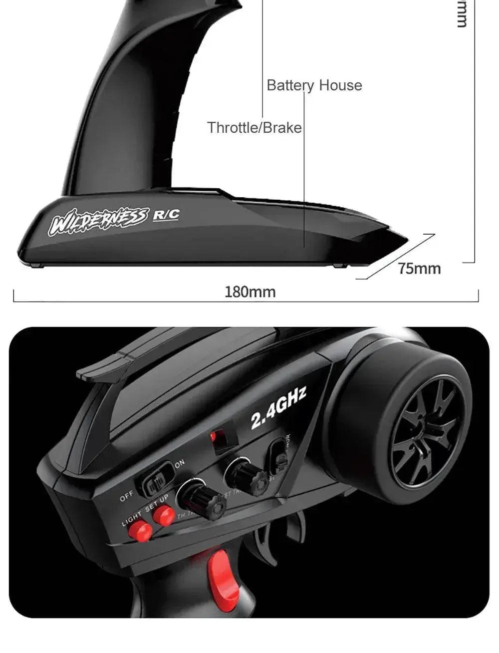  RC JMRC HB-R1001 1/10 Scale 4WD Remote Control Electric Climbing Truck - Professional RC Crawler with 2.4GHz Technology -  ToylandEU™