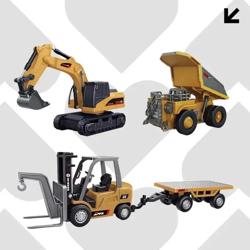  Remote Control Excavator Tipper Truck Metal Build RC -  ToylandEU™