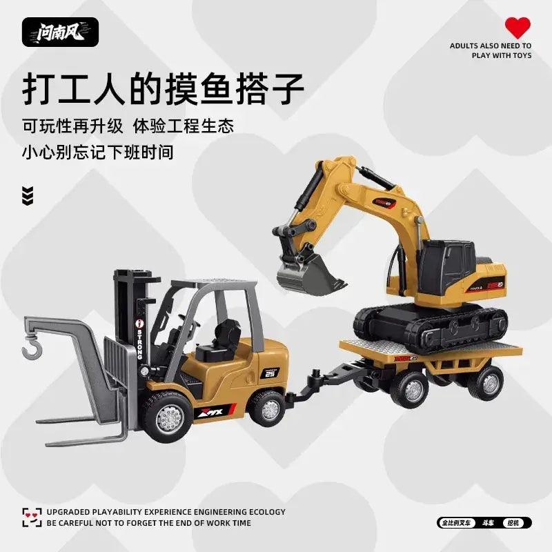  Remote Control Excavator Tipper Truck Metal Build RC -  ToylandEU™