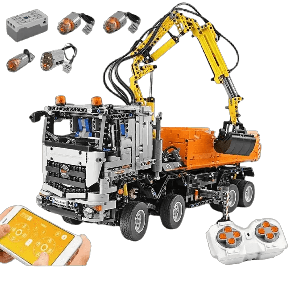  RC Remote Control Mobile Crane Truck Building Set for Ages 14+ -  ToylandEU™