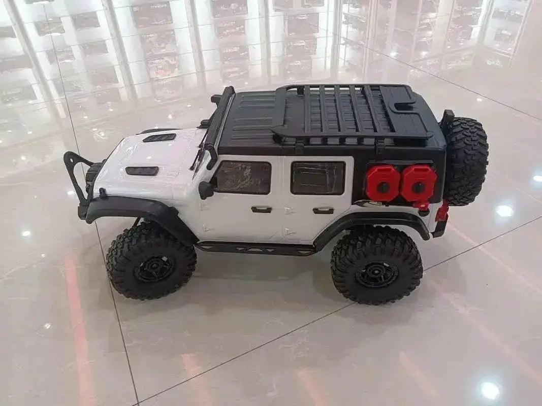  RC 1/10 Scale Remote Control Off-Road Rock Crawler Truck - 4WD RTR Climbing Vehicle with LED Lights and Lithium Battery -  ToylandEU™