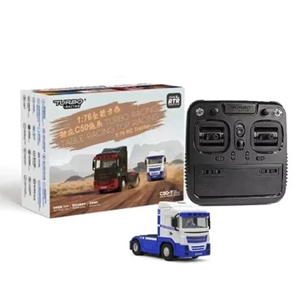  RC Turbo Racing C50 1/76 4WD RC Semi-Truck with LED Lights & Sounds -  ToylandEU™