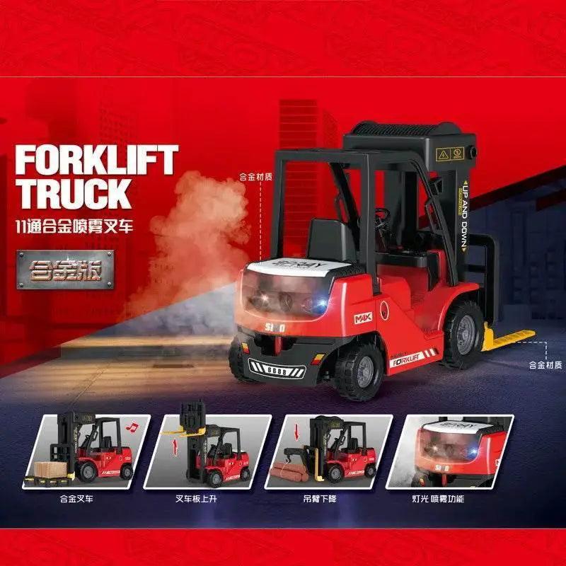  RC Ultimate 11-Channel Dual Function RC Forklift & Crane Truck Toy - Designed for Adventure -  ToylandEU™