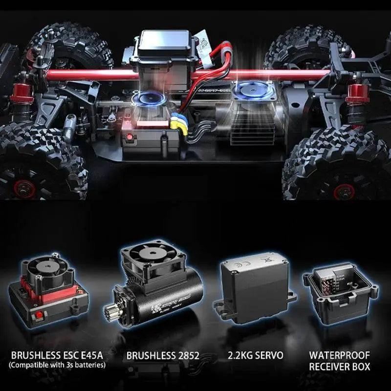  RC Ultimate Hypergo MJX 14210 V2.0 4WD Brushless RC Off-Road Truck -  ToylandEU™