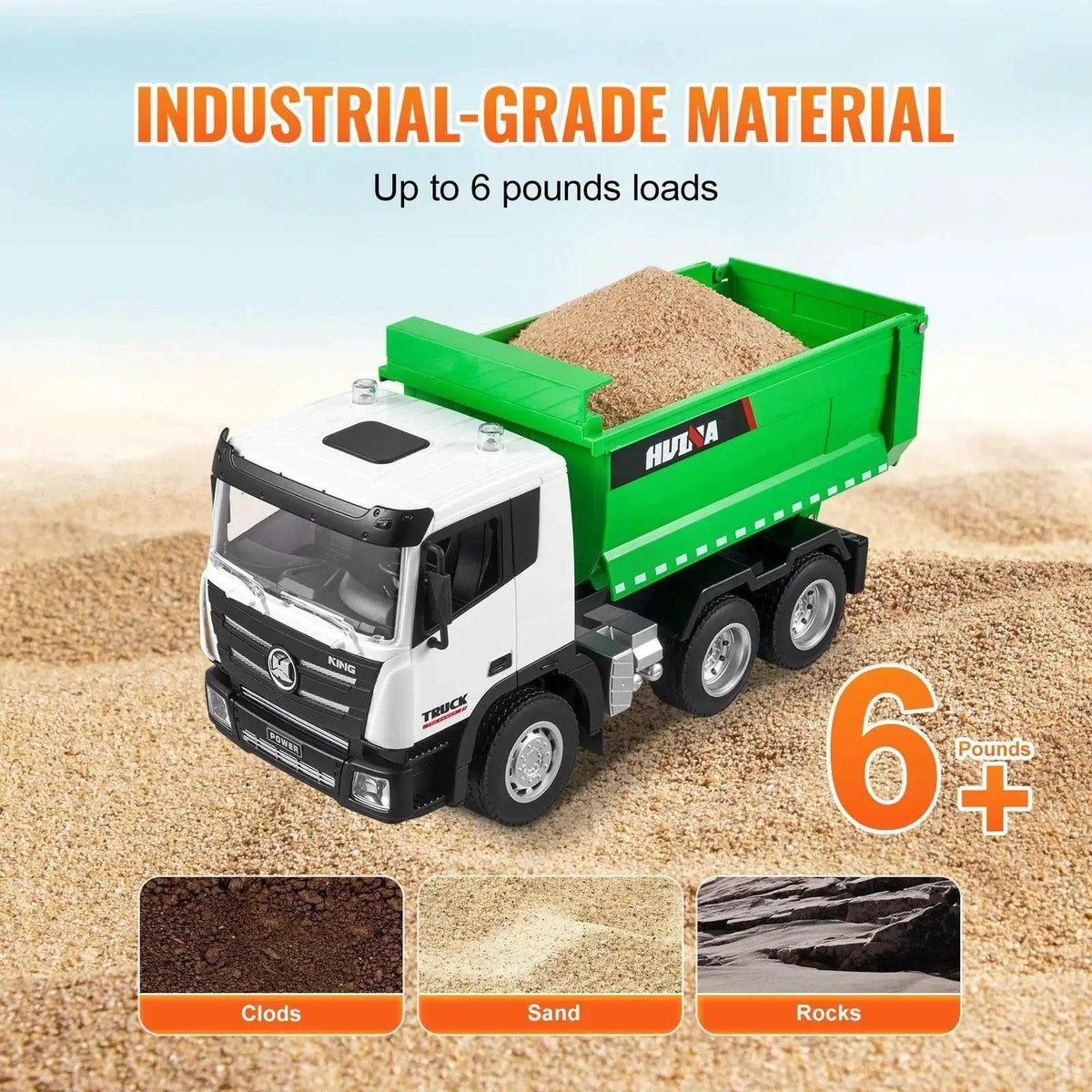  VEVOR RC Dump Truck 9-Channel Remote Model Car for Kids -  ToylandEU™