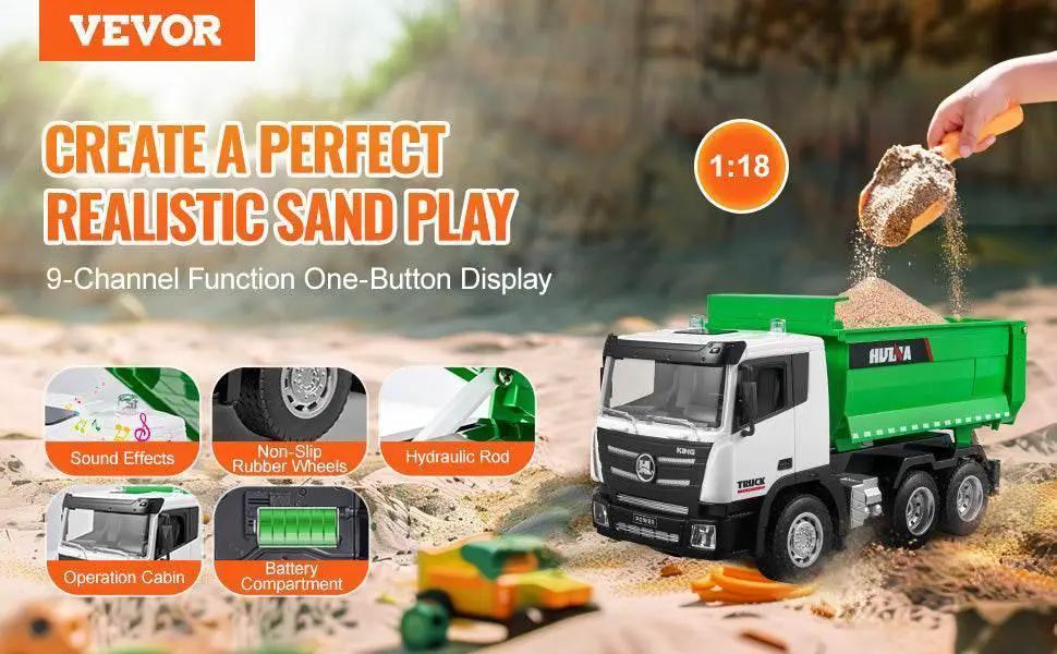  VEVOR RC Dump Truck 9-Channel Remote Model Car for Kids -  ToylandEU™