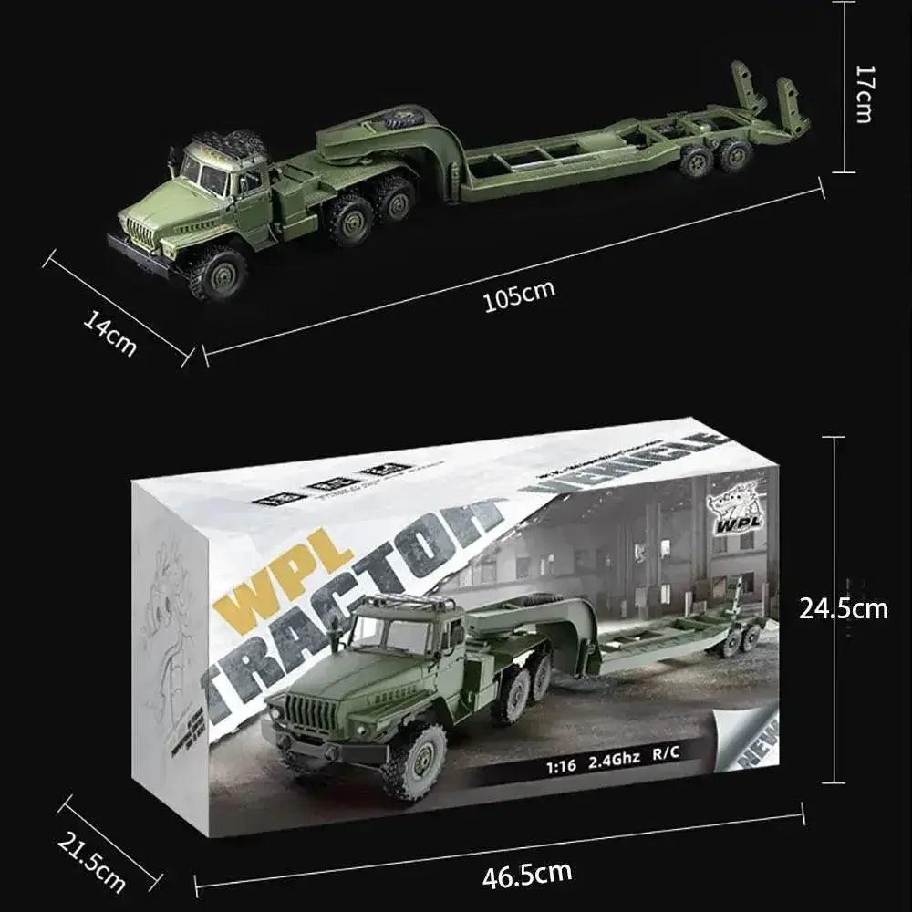  RC 1/16 Scale WPL B36-3 6WD Military RC Truck with Trailer - Off-Road Adventure -  ToylandEU™