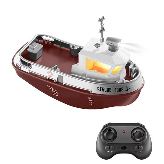 RC Tugboat 1/72 Scale | 2.4G Remote | LED | Toylandeu™ 