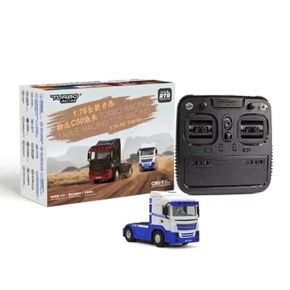  RC Turbo Racing C50 1/76 4WD RC Semi-Truck with LED Lights & Sounds -  ToylandEU™