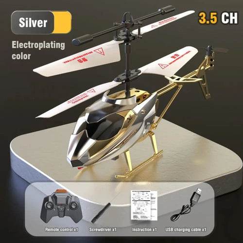 RC USB Rechargeable RC Helicopter & Airplane Combo - Safe Fun for Kids! - ToylandEU