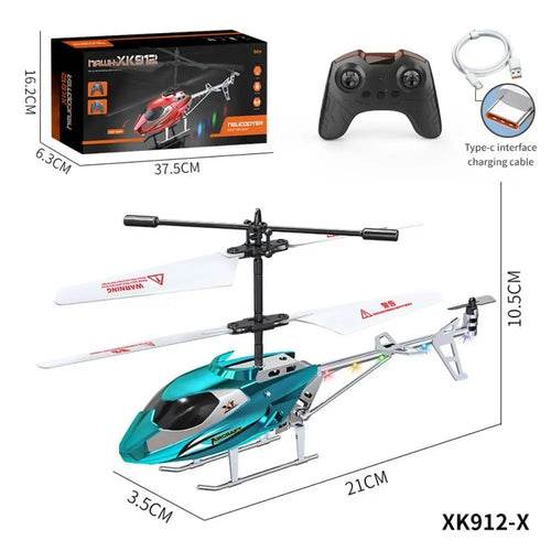 RC USB Rechargeable RC Helicopter & Airplane Combo - Safe Fun for Kids! - ToylandEU