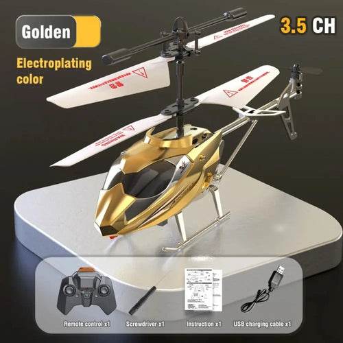 RC USB Rechargeable RC Helicopter & Airplane Combo - Safe Fun for Kids! - ToylandEU