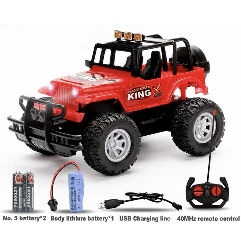 RC USB Rechargeable Remote Control Car for Kids - Fun in Red & Blue - ToylandEU