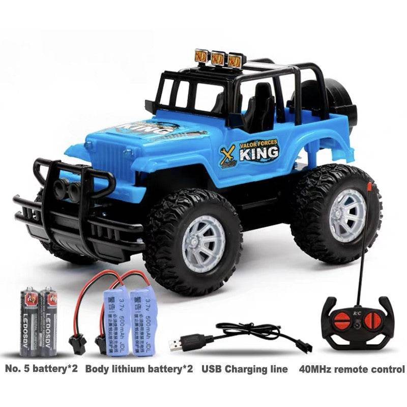 RC USB Rechargeable Remote Control Car for Kids - Fun in Red & Blue - ToylandEU