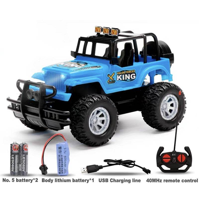 RC USB Rechargeable Remote Control Car for Kids - Fun in Red & Blue - ToylandEU