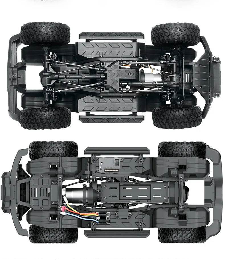 RC Ultimate 1:10 Scale 2.4G Remote Control Off-Road Climbing Car for Adults - High & Low Speed All-Terrain Vehicle - ToylandEU