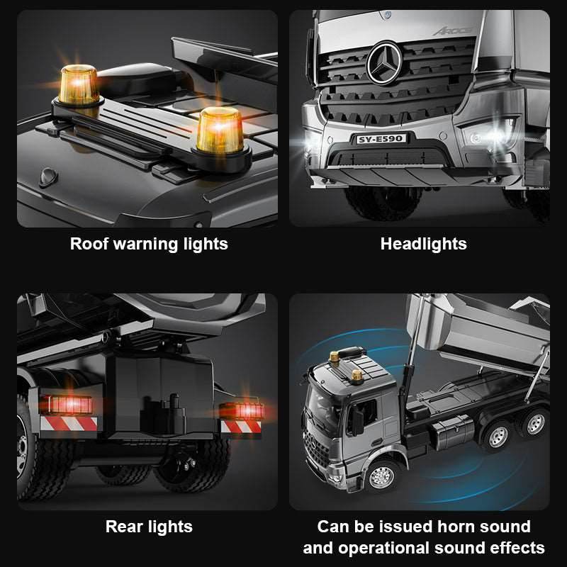 RC Ultimate 1/20 Scale Caterpillar E590 Alloy RC Truck with Long-Range Control - ToylandEU