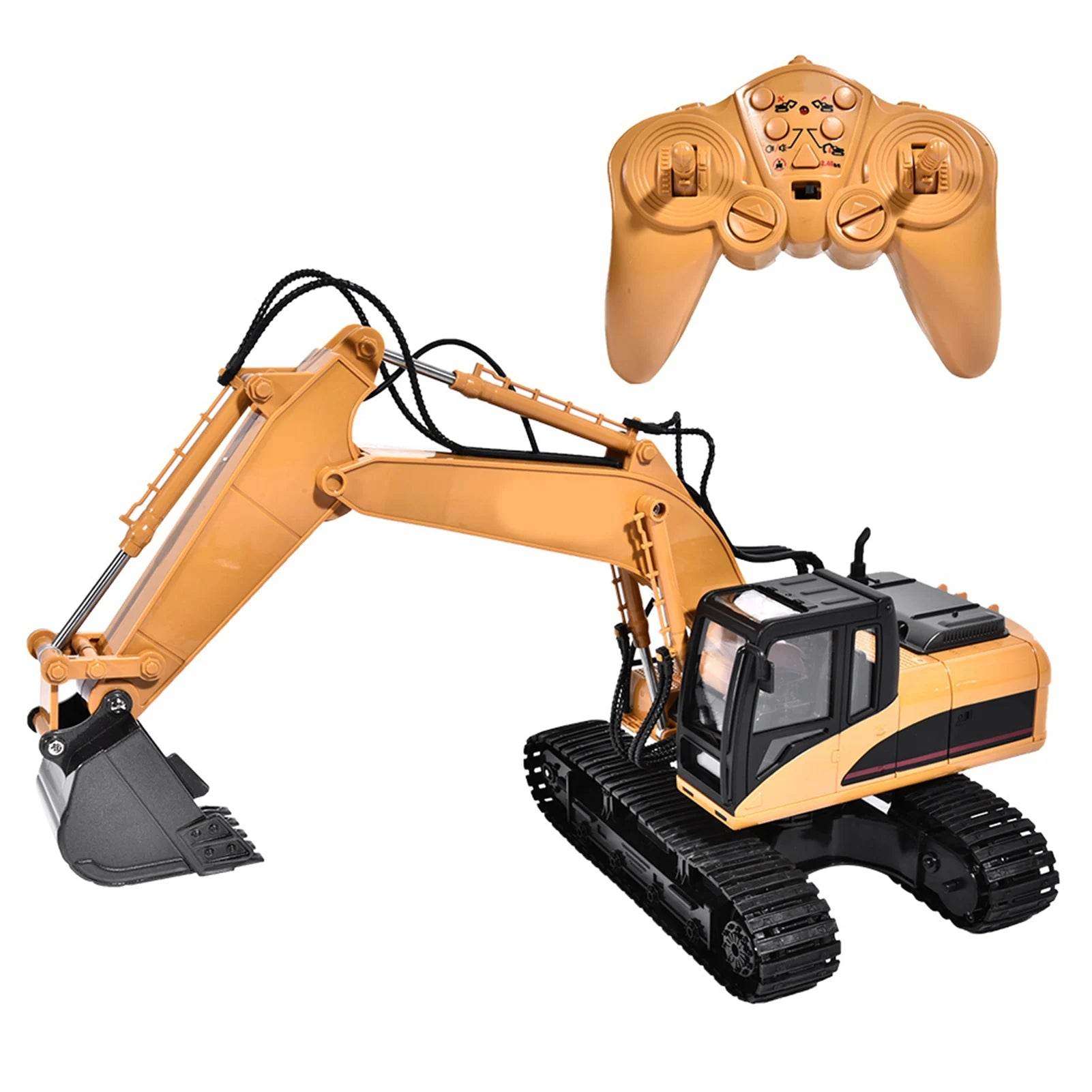 RC Ultimate 15-Channel Remote Control Excavator Truck - 1/14 Scale Fun! - ToylandEU