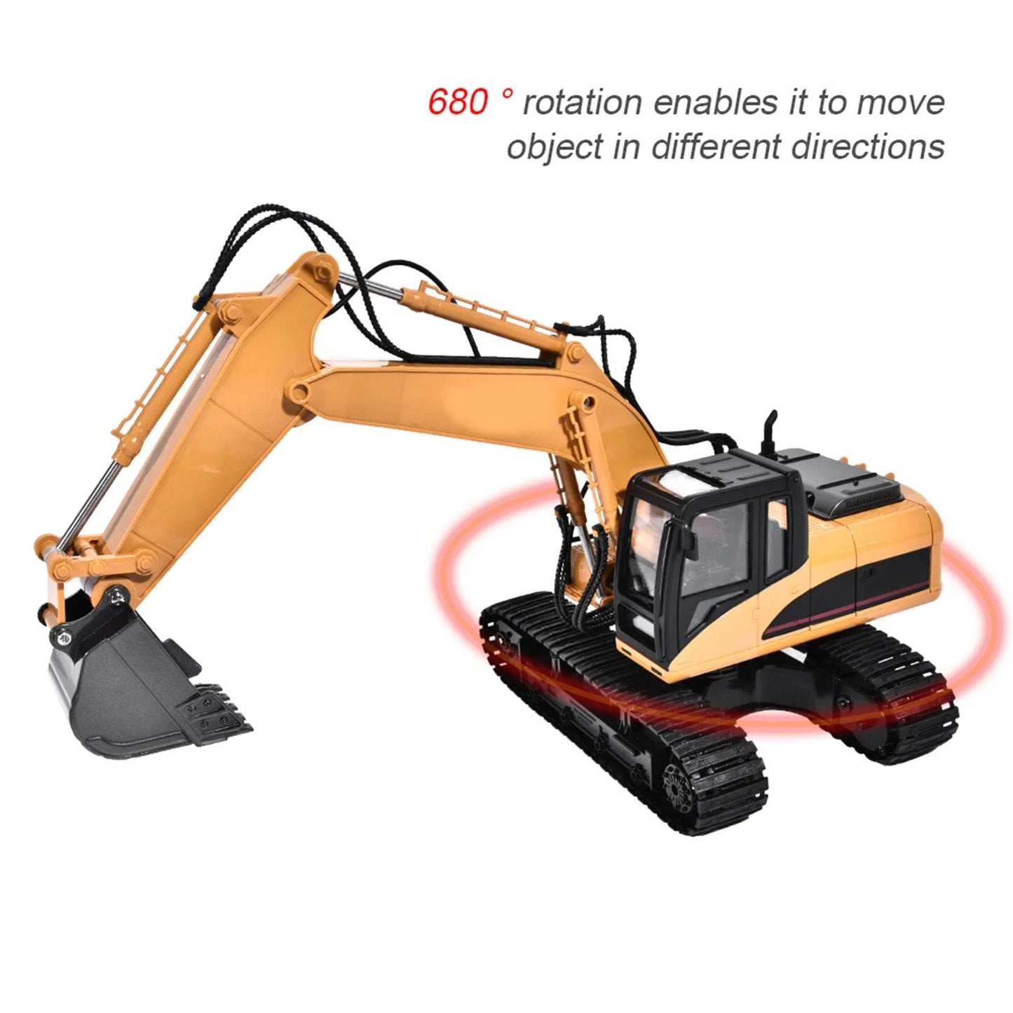 RC Ultimate 15-Channel Remote Control Excavator Truck - 1/14 Scale Fun! - ToylandEU