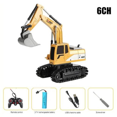 RC Ultimate 2.4GHz 8-Channel RC Excavator Toy - Fun for All Ages! - ToylandEU