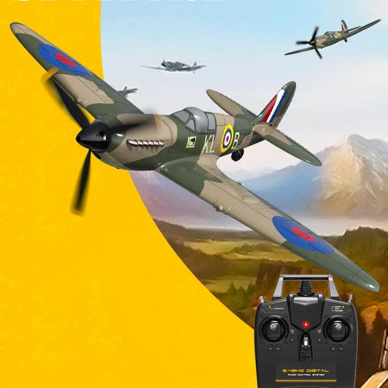 RC Ultimate Eachine Spitfire 2.4GHz Aerobatic RC Airplane - 400mm Fun! - ToylandEU