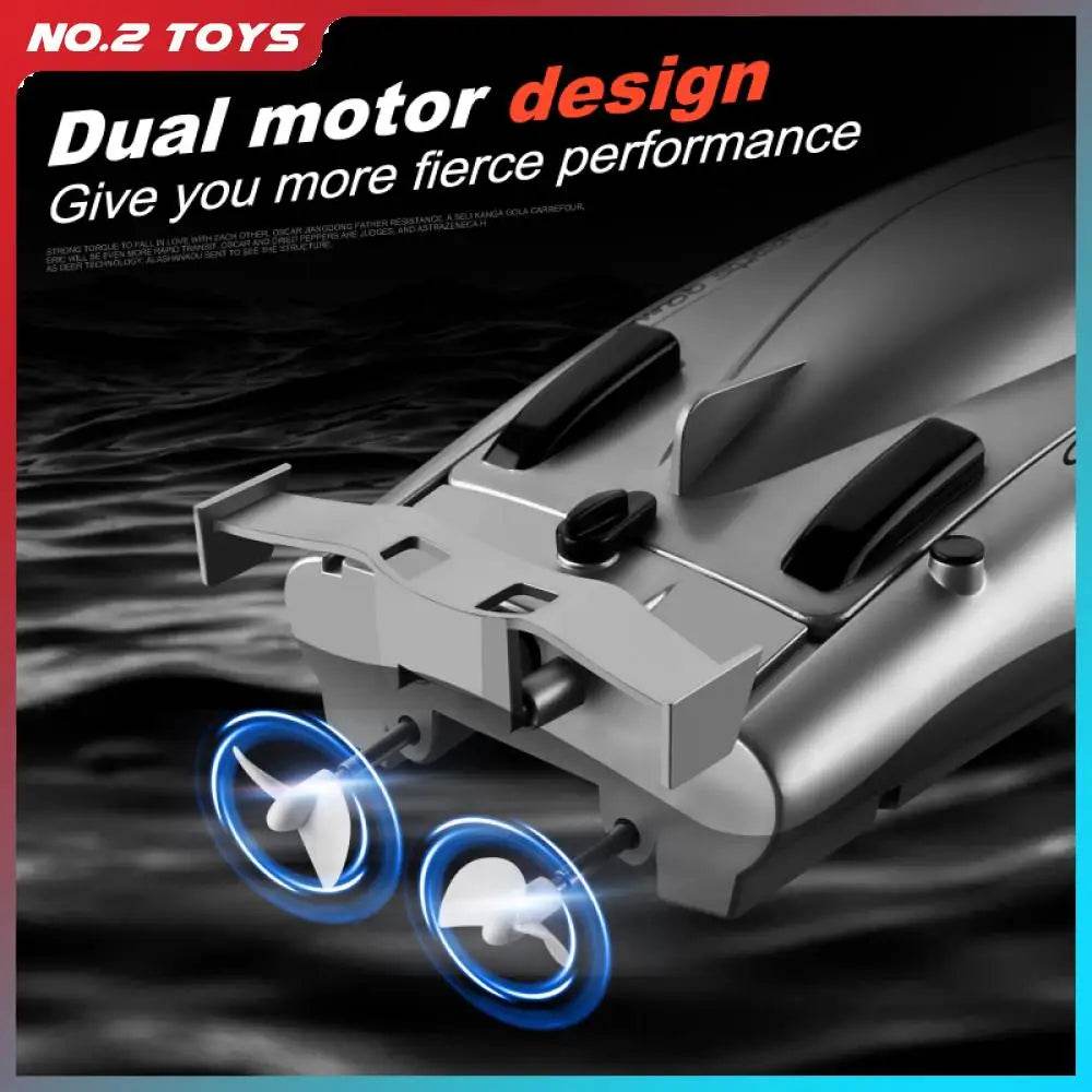 RC Ultimate High-Speed RC Speedboat with Dual Motors & Long Battery Life - ToylandEU