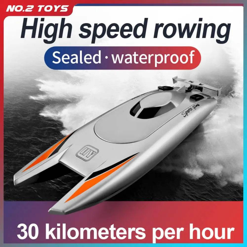 RC Ultimate High-Speed RC Speedboat with Dual Motors & Long Battery Life - ToylandEU