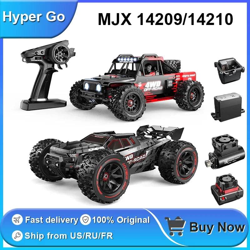RC Ultimate Hypergo MJX 14210 V2.0 4WD Brushless RC Off-Road Truck - ToylandEU