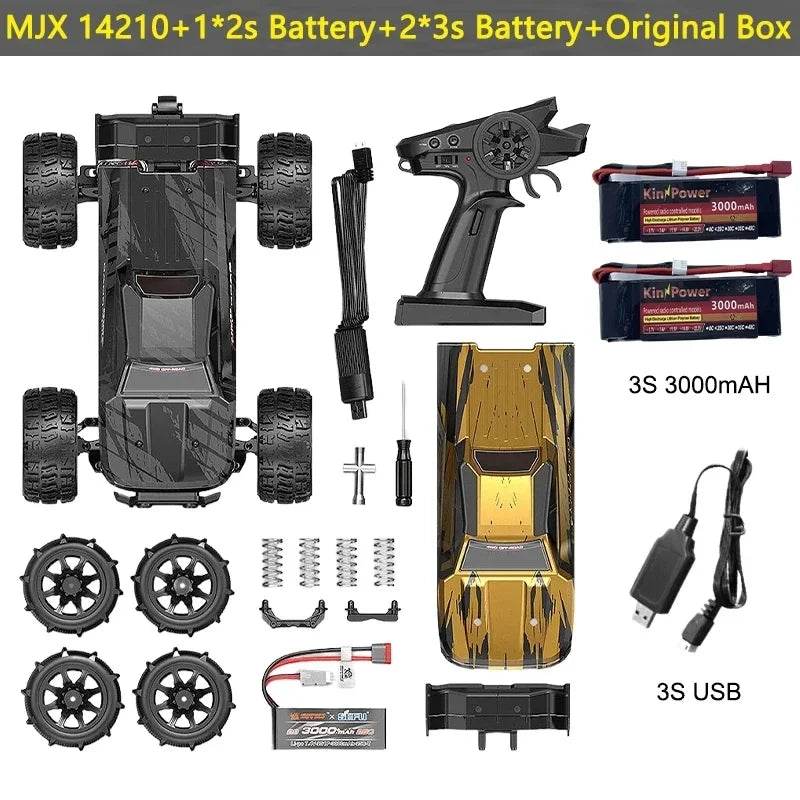 RC Ultimate Hypergo MJX 14210 V2.0 4WD Brushless RC Off-Road Truck - ToylandEU