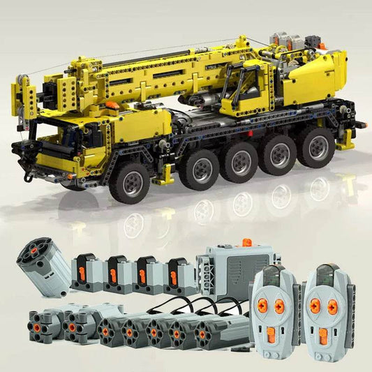 RC Ultimate Motorized Mobile Crane MK II MOC-0853 Remote Control Building Bricks MOC - ToylandEU