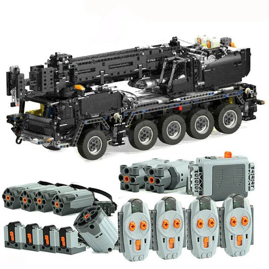 RC Ultimate Motorized Mobile Crane MK II MOC-0853 Remote Control Building Bricks MOC - ToylandEU
