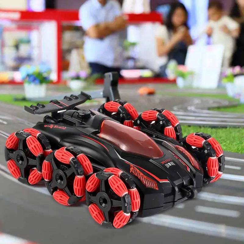 RC Ultimate Six-Wheel Stunt RC Car with LED Lights for Kids Ages 6-12 - ToylandEU