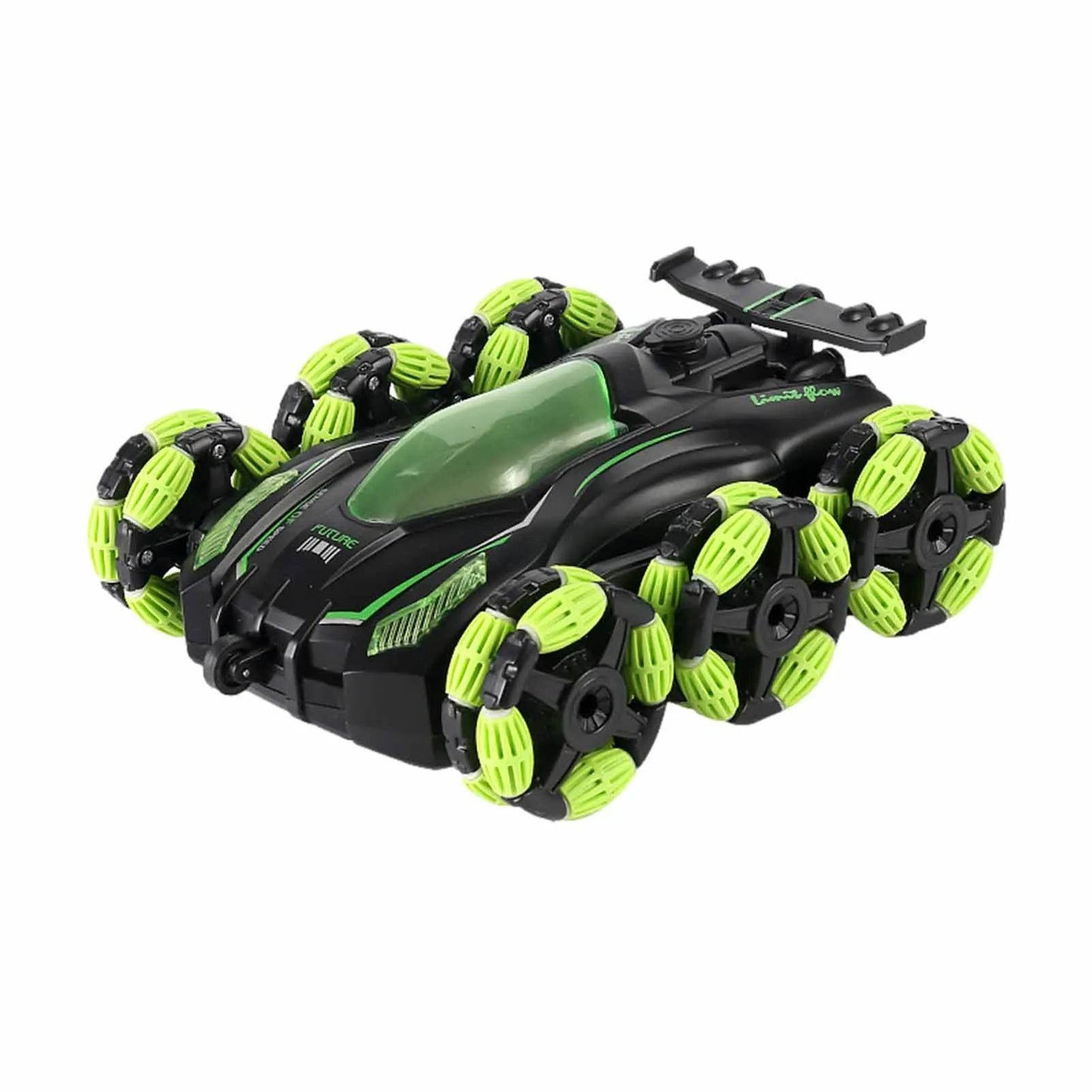 RC Ultimate Six-Wheel Stunt RC Car with LED Lights for Kids Ages 6-12 - ToylandEU