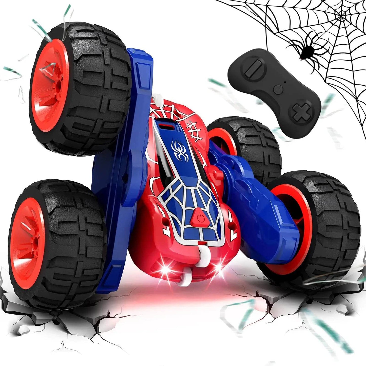 RC Ultimate Stunt Spider RC Car for Kids – 4WD, 360° Flips & Type-C Charge - ToylandEU