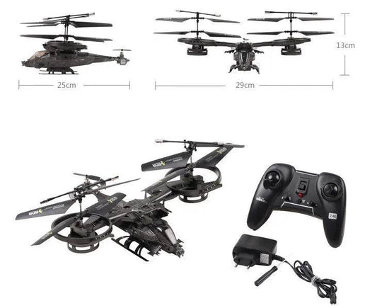 RC Ultimate YD-718 4CH RC Helicopter with Gyroscope & Colorful Lights - ToylandEU