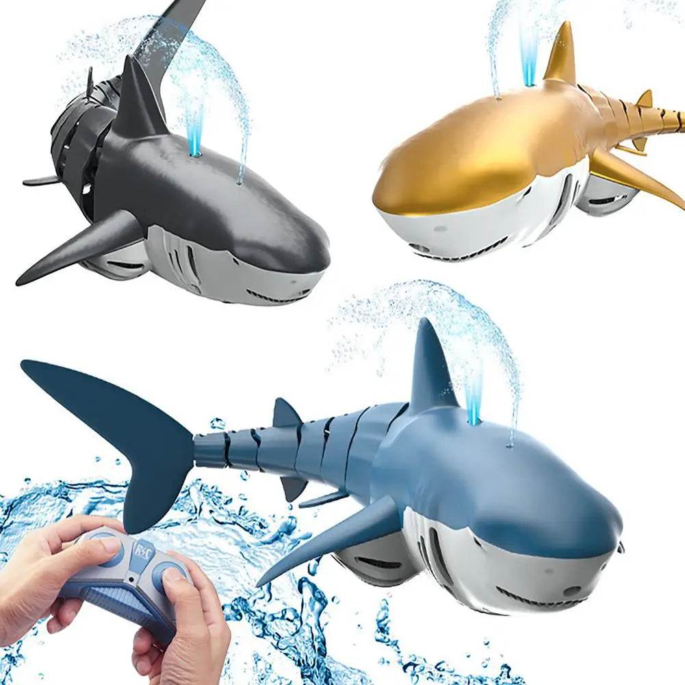 RC Underwater Adventure: Remote-Control Shark Robot Toy for Kids - ToylandEU