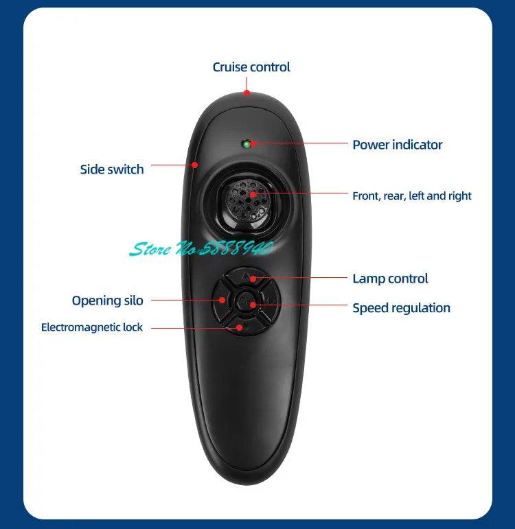 RC Upgraded 600M GPS Remote Control Fishing Bait Boat with Auto Return & Solenoid Valve - 55CM, 2.5KG - ToylandEU