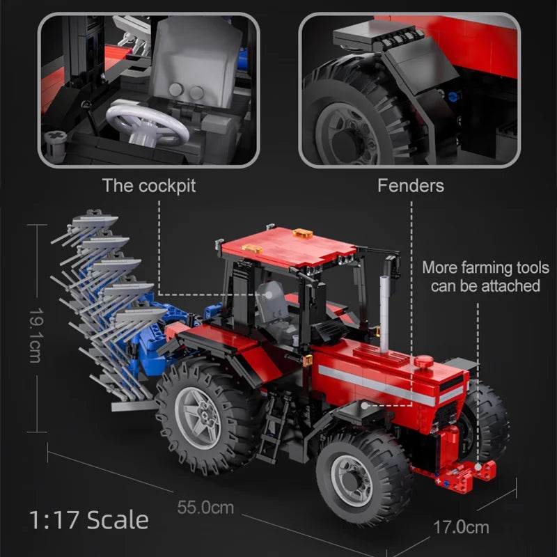 RC Urban Farming Revolution: 1675-Piece Remote-Control Agri-Vehicle - ToylandEU