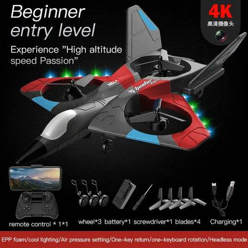 RC V27 Remote Control Foam Glider Plane - 4K Video RC Airplane Adventure - ToylandEU