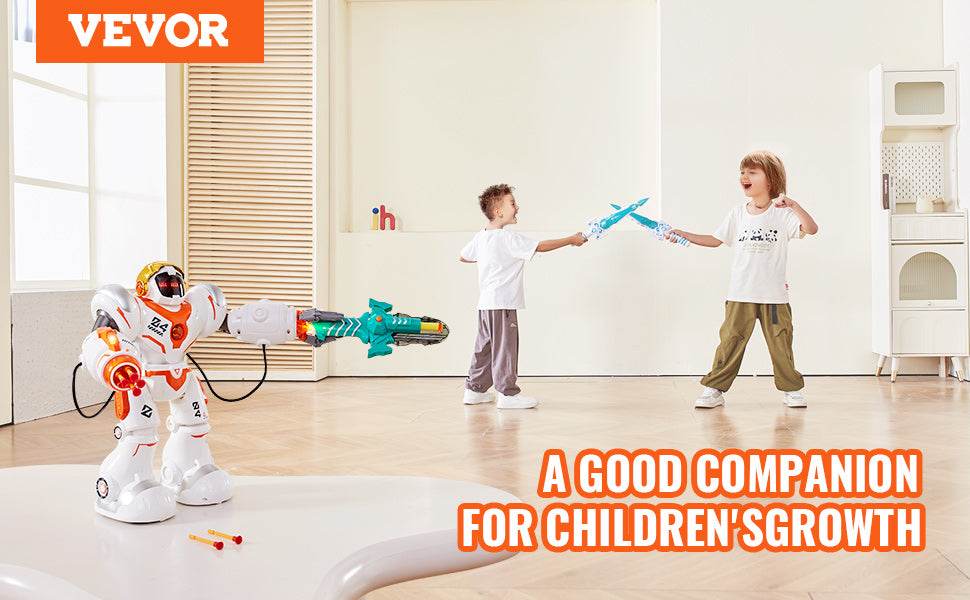 RC VEVOR Interactive Remote Control Battle Robot for Kids - Programmable Dancing and Walking Toy with Bullets - ToylandEU