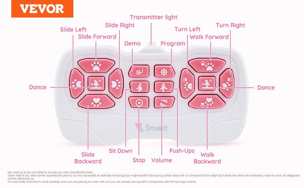RC VEVOR Programmable Remote Control Cat Robot with Voice Commands and Touch-Sense Music - Fun Stunt Toy for Kids 3-6 Years - ToylandEU