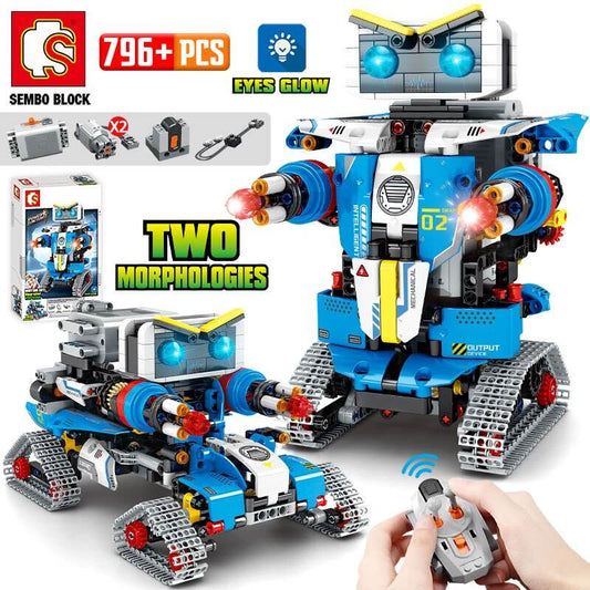 RC Versatile Remote Control Robot Building Blocks Set for Kids - ToylandEU