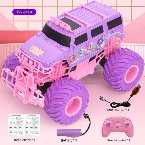 RC Vibrant Pink Off-Road Remote Control Car for Adventurous Kids - ToylandEU
