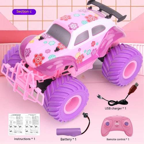 RC Vibrant Pink Off-Road Remote Control Car for Adventurous Kids - ToylandEU