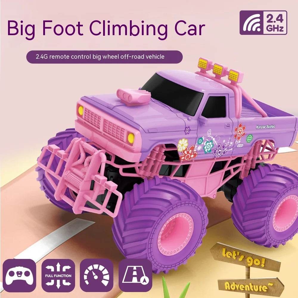 RC Vibrant Pink Off-Road Remote Control Car for Adventurous Kids - ToylandEU