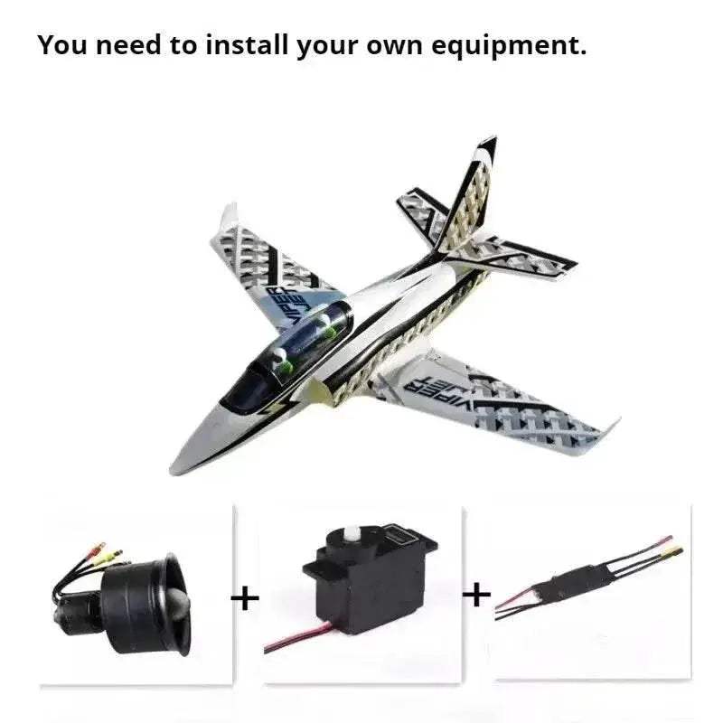 RC Viper 50mm Electric Remote-Controlled Ductal Aircraft - Ideal Gift for RC Plane Enthusiasts -  ToylandEU™